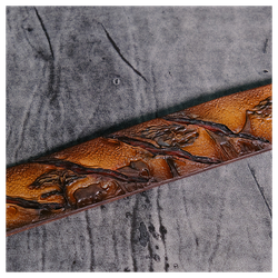 Кожаный ремень «Лев»