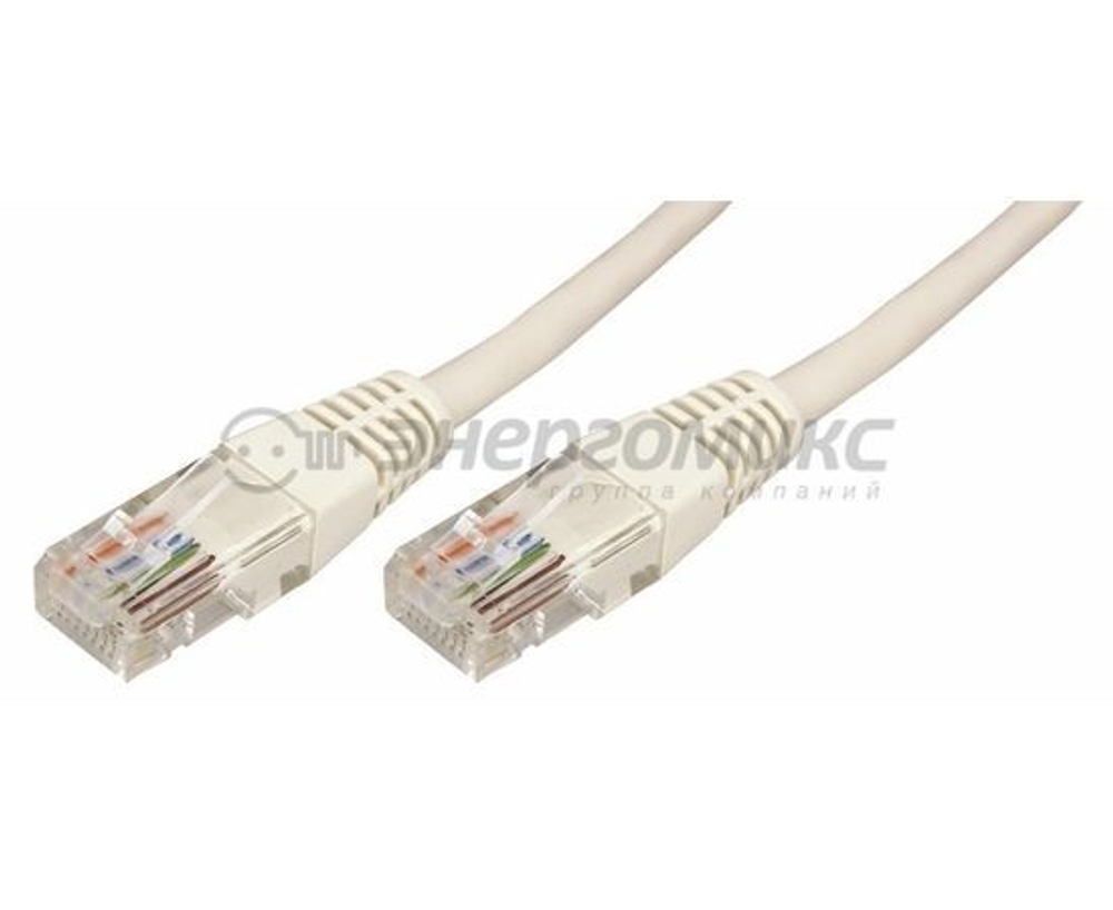 REXANT (18-1007) Патч-корд UTP 5e кат. литой 5М СЕРЫЙ