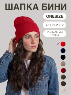 Шапка классик рубчик
