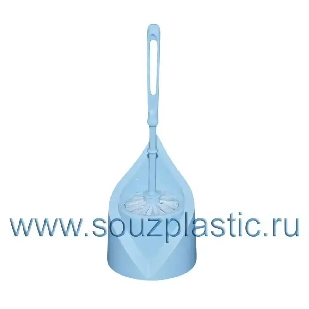 Ерш туалетный Капля голубой