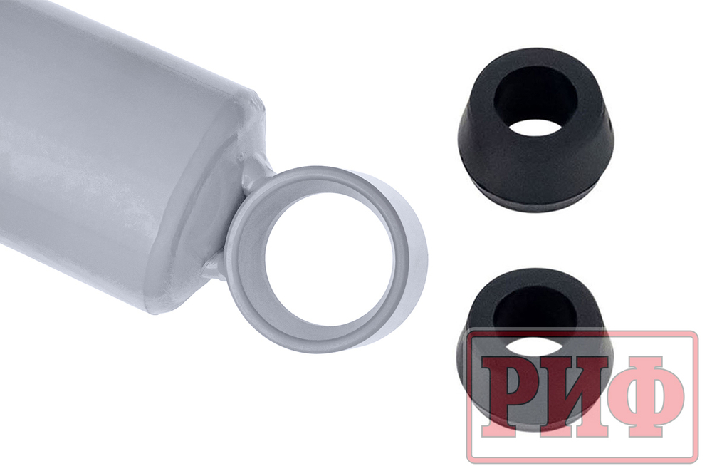 Амортизатор усиленный задний газовый Toyota Land Cruiser 80/105 лифт 100 мм РИФ