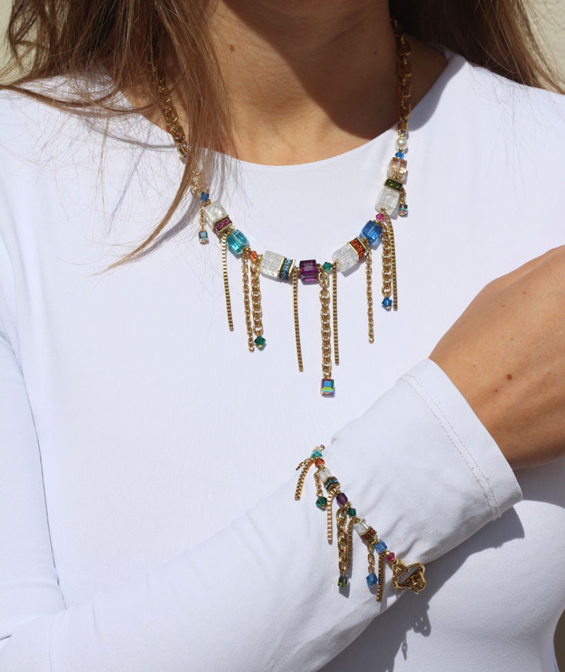 Браслет Coeur de Lion Multicolour Gold 3020/30-1516