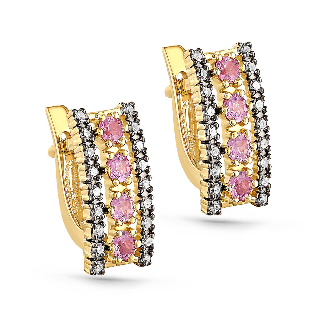 Серьги из золота 585 пробы