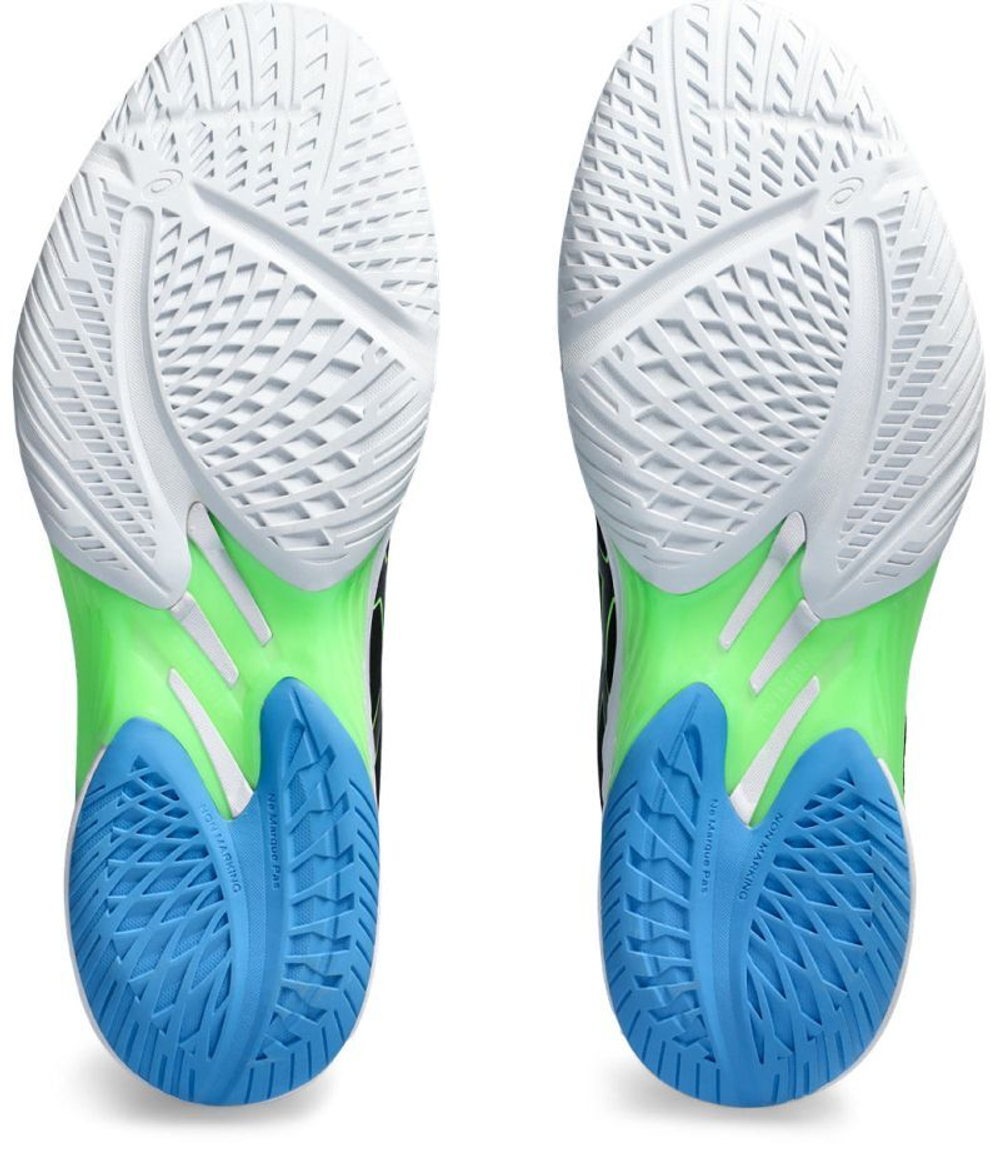 Мужские кроссовки для бадминтона/сквоша Asics Sky Elite FF 2 - черный/лаймовый взрыв