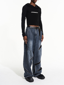 Джинсы BLIND "Zip Design" Wide fit Jeans