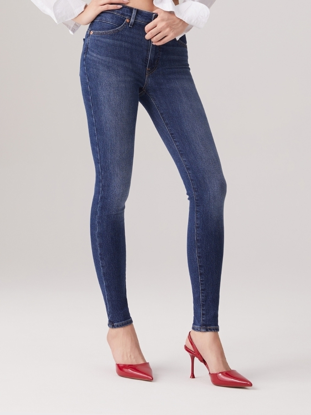 Женские облегающие джинсы Levi's Revel Shaping High Rise Skinny 74896-0050, Утепленные