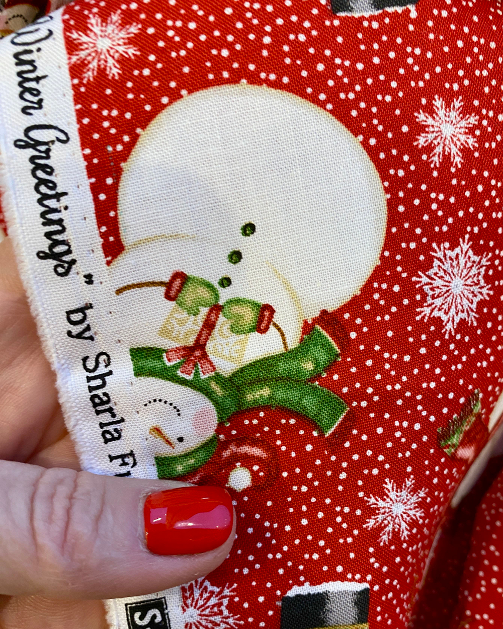 Ткань Новогодняя 100% хлопок. 45х55см. пэчворк (Италия)