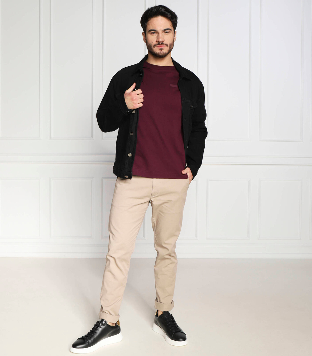 футболка embossed Calvin Klein - бордовый(K10K110187)