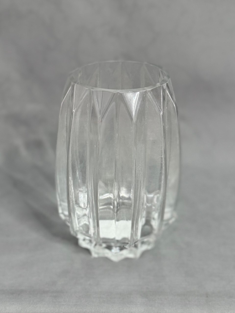 Ваза стеклянная "Классик Бордер" (h 14 см)