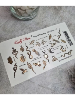 Набор слайдеры 2шт Lucky Rose. Foil 074, 081