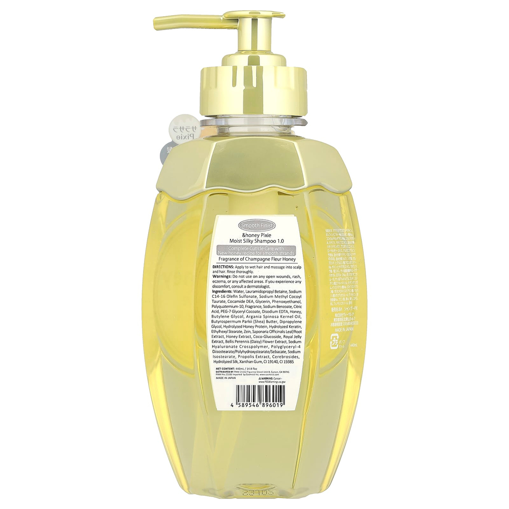 &honey, Pixie Moist Silky Shampoo 1.0, 440 мл (14,8 жидк. Унции)