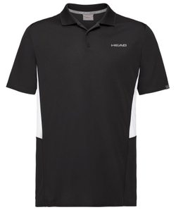 Детская теннисная футболка Head Club Tech Polo Shirt - Black