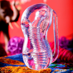 Прозрачный мастурбатор 14см ToyFa Lingam Indira 880101