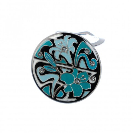 Зажим для платка Clara Bijoux лилия 11-03902 BL