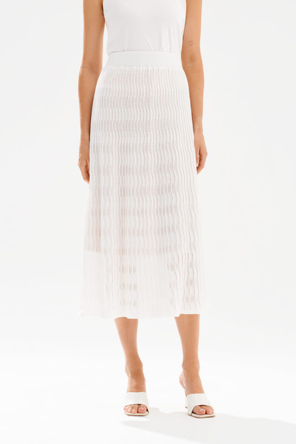 4949 Юбка женская (молочный)