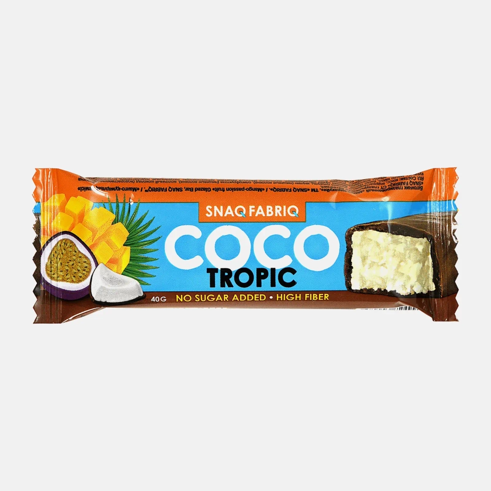 Батончик Snaq Fabriq Манго и маракуйя глазированный 40г