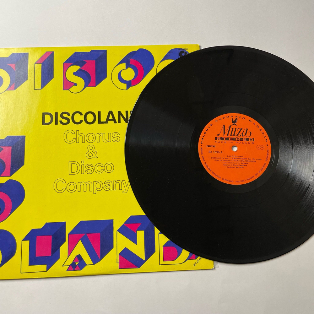 Винтажная виниловая пластинка LP Chorus and Disco Company Discoland (Польша 1978)