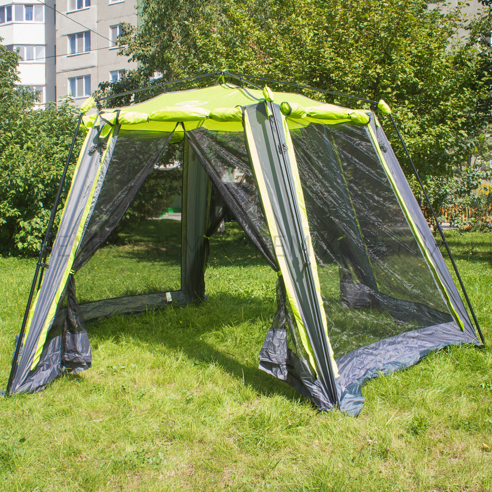 Палатка-шатер автомат CampValley №1103, 390*315*200 см, 12,16 кг (+пол)