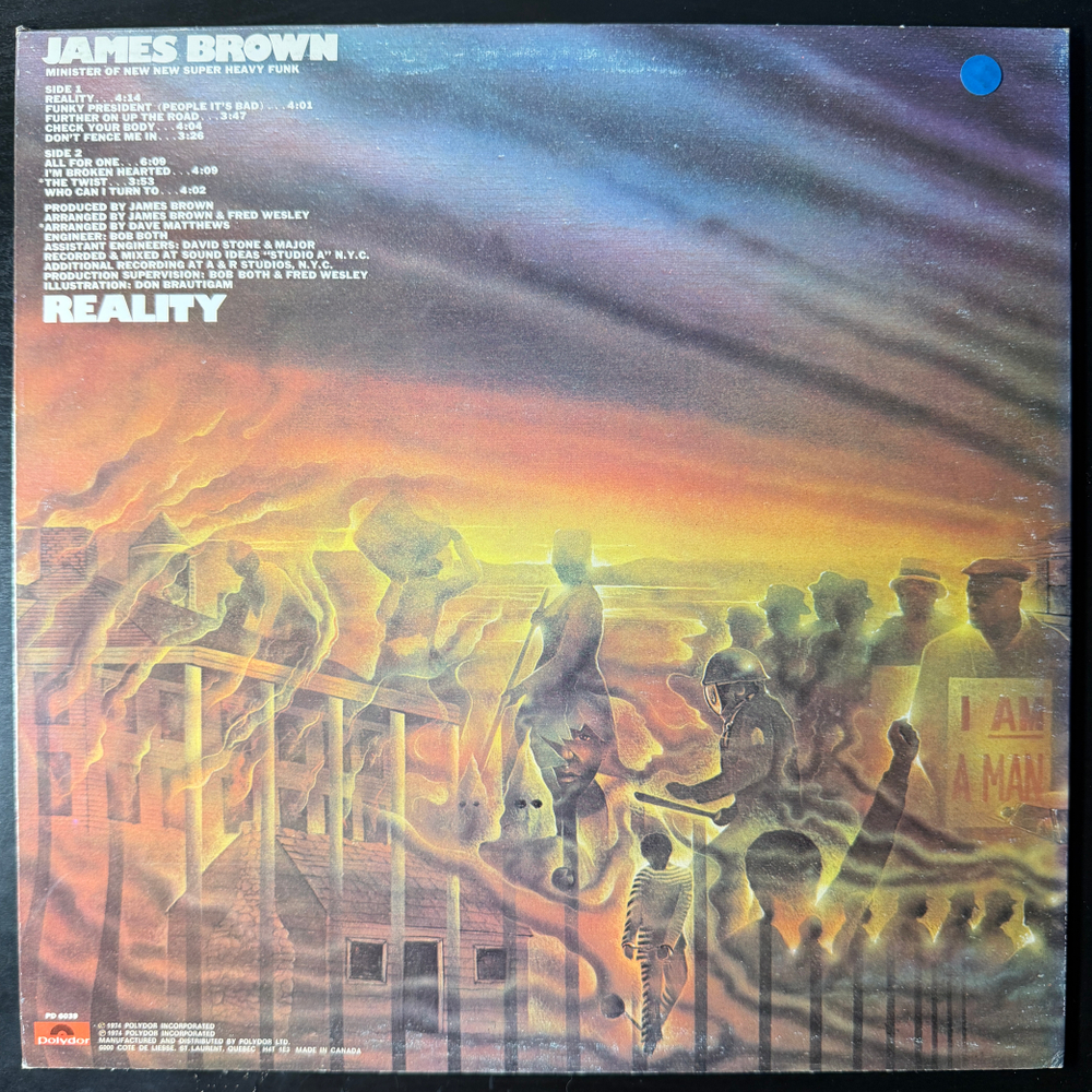 James Brown - Minister Of New New Super Heavy Funk ‎– Reality (Канада 1974г.) Т