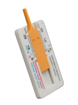 Измеритель глубины протектора шин автомобиля / Глубиномер для шин механический