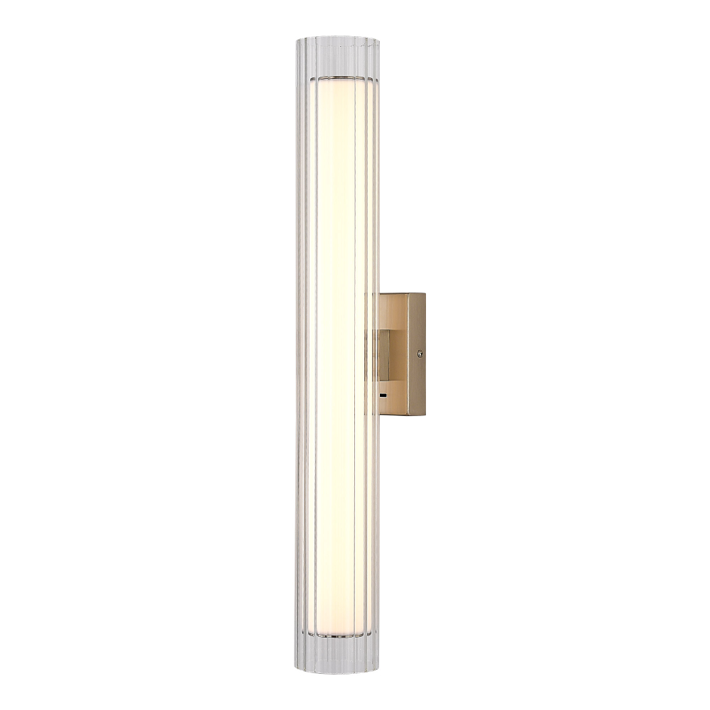 Светильник настенный, Никель/Белый-прозрачный, ENFYS, LED 13W, 3000K/4000K/6000K