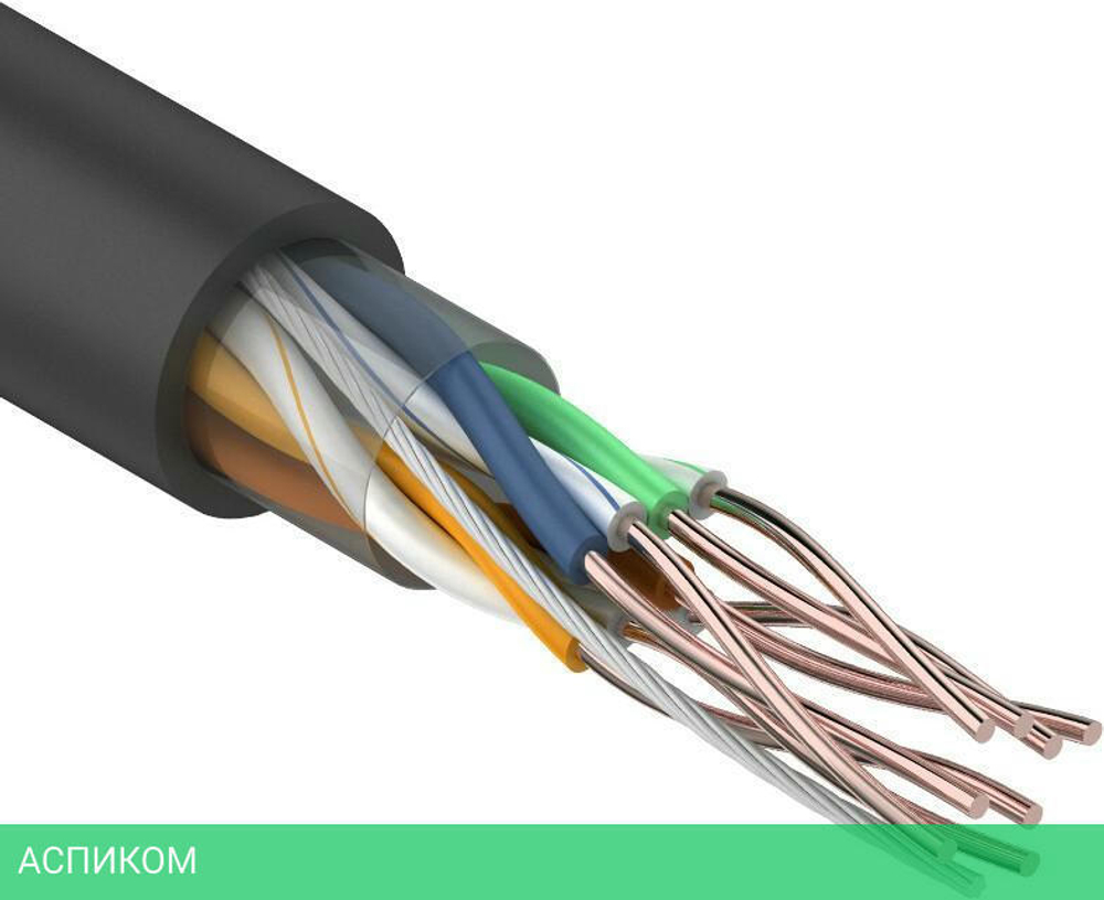 Кабель витая пара Rexant Outdoor UTP CAT5e 4 пары 305м (01-0045)