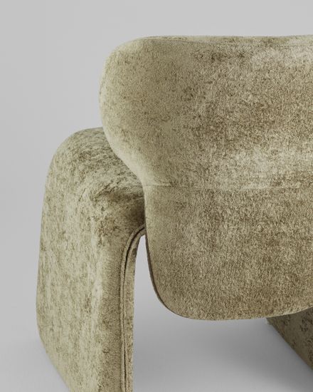 Кресло Naree зеленый велюр