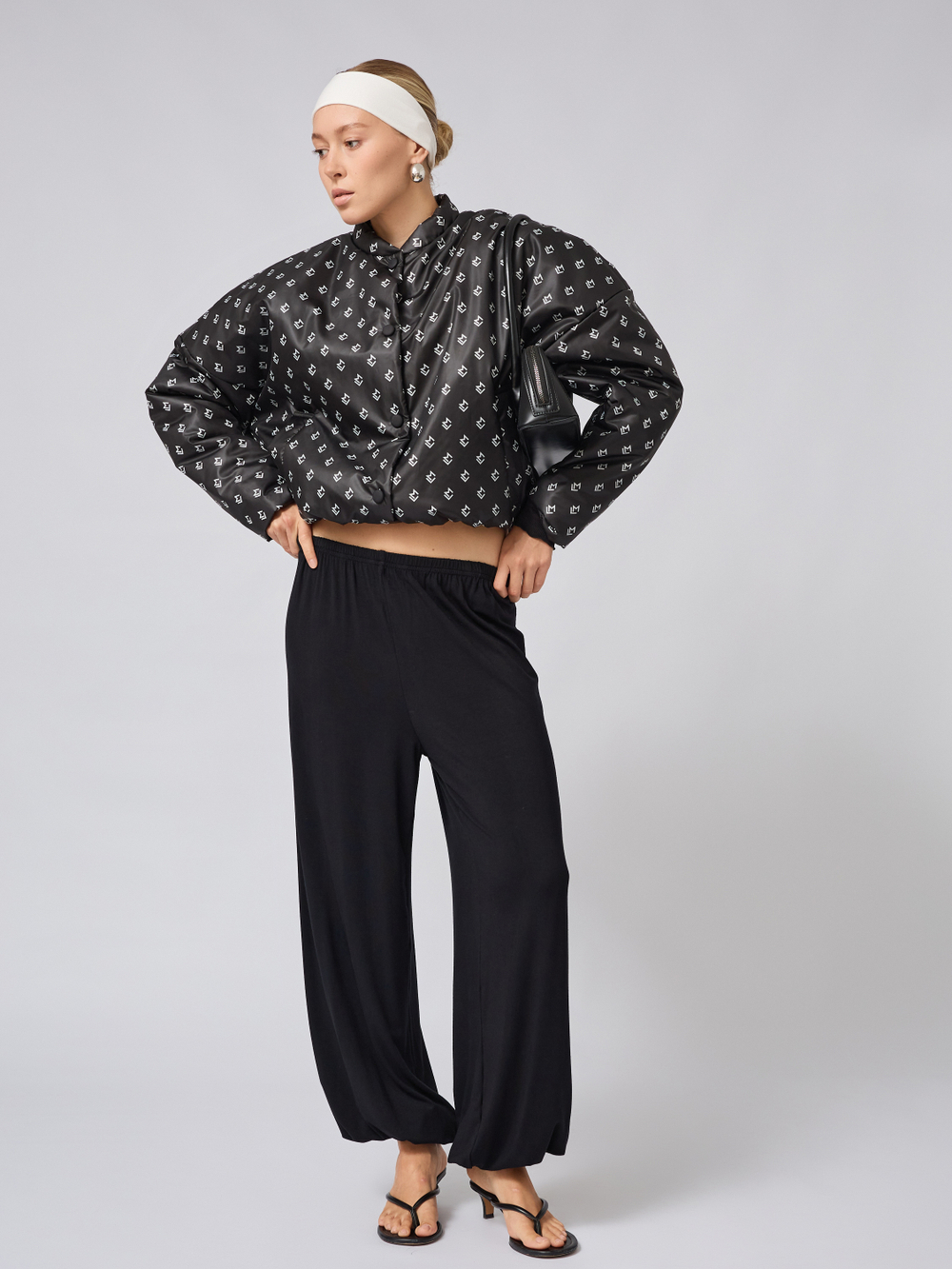 Брюки алладины из вискозы