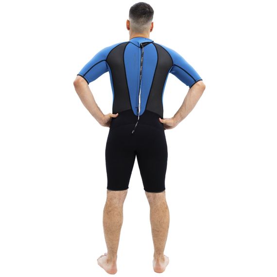 Гидрокостюм Marlin Tropic shorty man черный/синий 3 мм