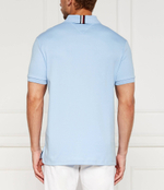 Поло Tommy Hilfiger - голубой(MW0MW34783)