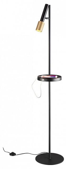 Торшер с полкой Odeon Light Mehari 4240/1F