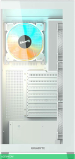 Корпус Gigabyte C500 Panoramic Stealth Ice без БП белый (GB-C500PI ST)