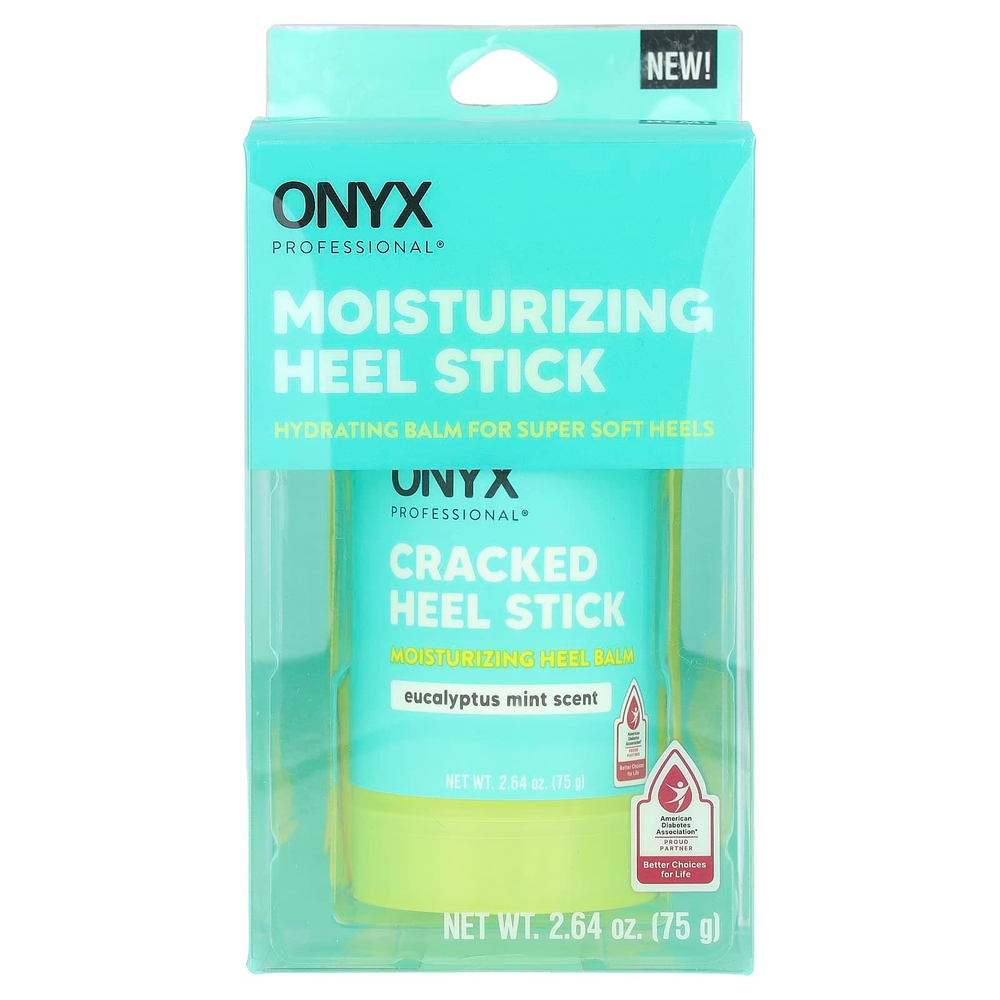 Onyx Professional, Увлажняющий карандаш для пяток, эвкалипт и мята, 75 г (2,64 унции)