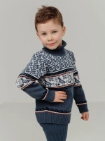 Свитер вязаный с горлом