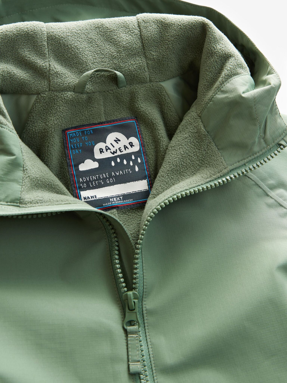 Комбинезон непромокаемый с капюшоном для мальчика Next N79-182, Хаки