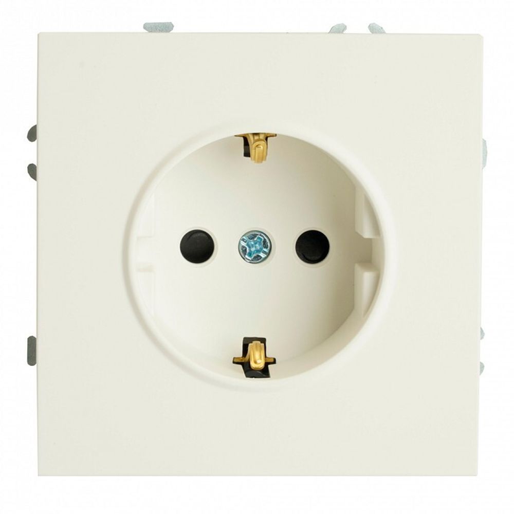 Розетка с заземлением и со шторкой, без рамки Stekker Эмили 49880