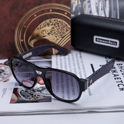 Солнцезащитные очки Stefano Ricci со вставками питона