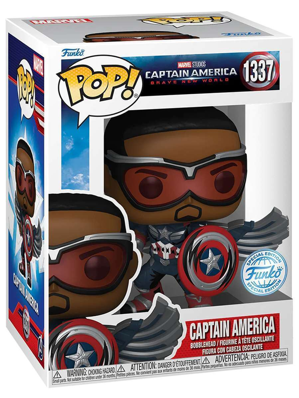 Фигурка Funko POP! Bobble Marvel Captain America BNW Captain America (Retro Comic)(Exc) (1337) 77488