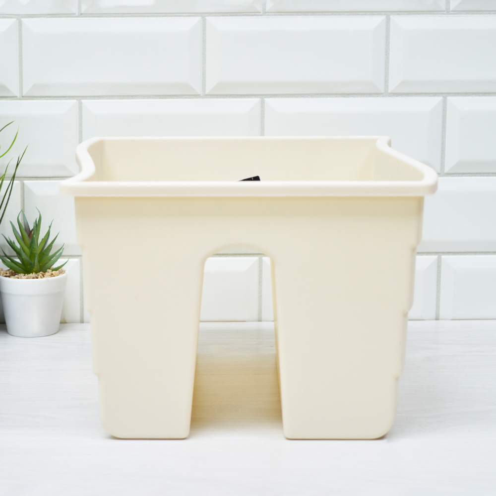 Кашпо на перила 294*291*197 малое (бежевый)