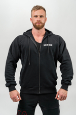 Толстовка на молнии LONG ZIP UP HOODIE BEYOND ORDINARY 707 Черная
