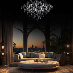 10259/800 Silver Asfour Подвесной светильник LOFT IT Mira