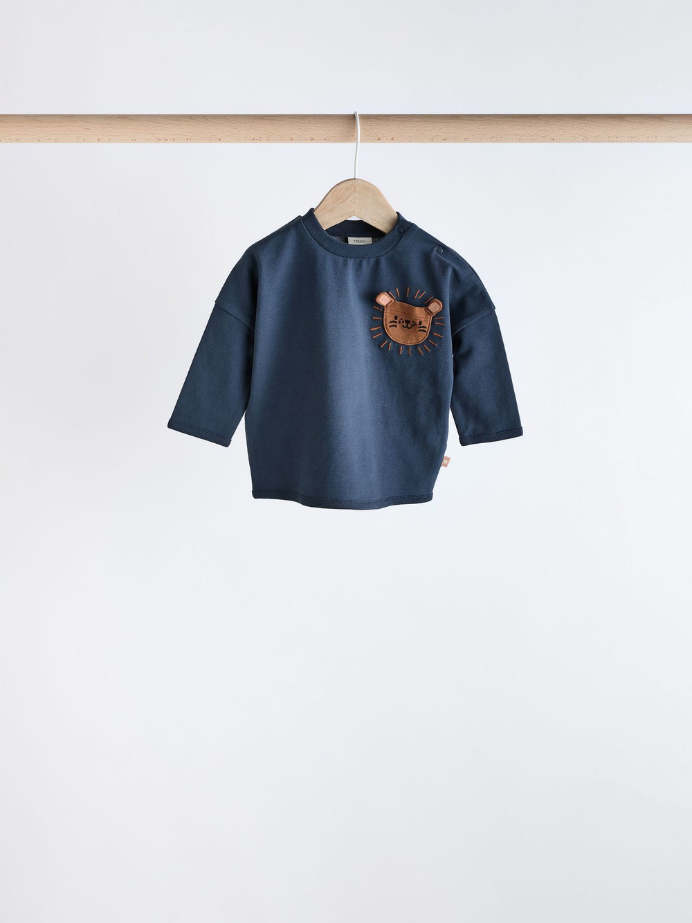 Лонгслив и брюки в комплекте для малышей Next Q96-758, Синий, Бежевый