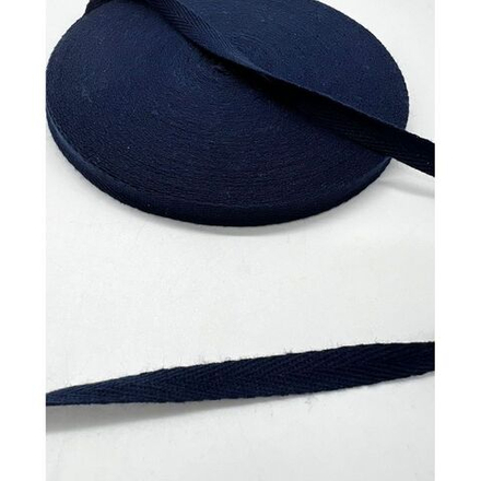 Киперная лента 100% хлопок 10мм цв. ярко-синий 069