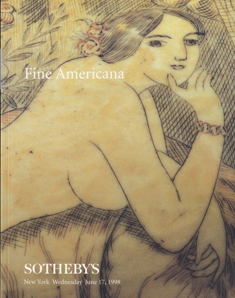 Каталог аукциона Sotheby's, Нью-Йорк, Американское искусство от 17 июня 1998 года