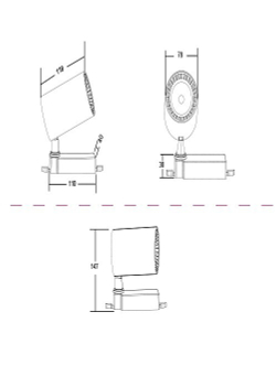 Трековый светильник Maytoni Technical TR003-1-12W4K-W