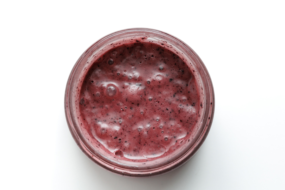 Крем-мед с черникой