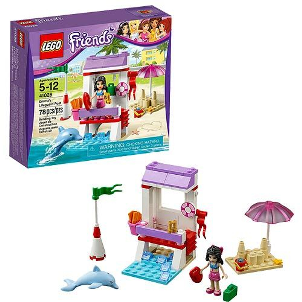 LEGO Friends: Спасательная станция Эммы 41028 — Emma's Lifeguard Post — Лего Френдз Друзья Подружки