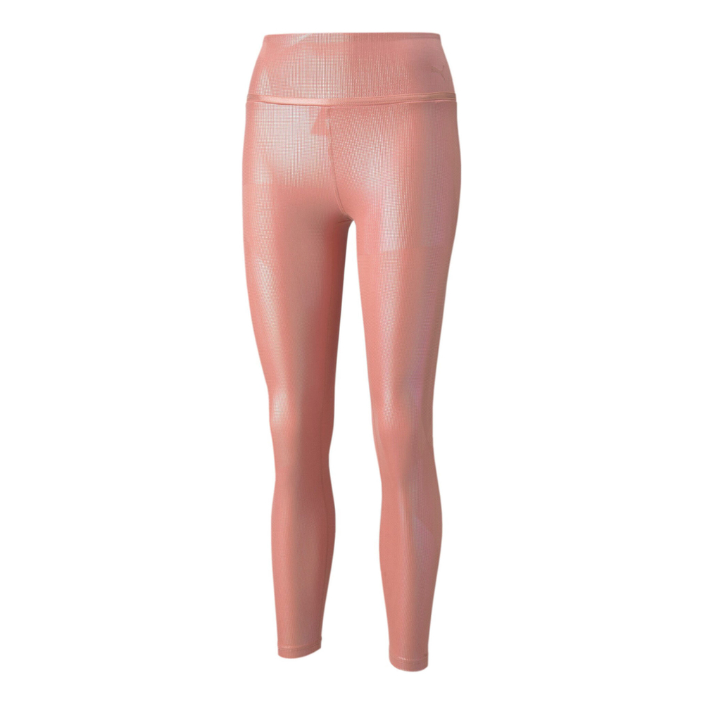 Женские теннисные брюки Puma Stardust Crystalline High Waist 7/8 Tight Women - Orange