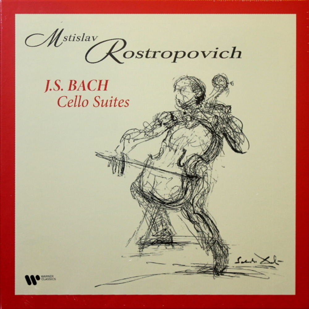 Mstislav Rostropovich / J.S. Bach — Cello Suites (Deluxe Edition Box Set)(4LP)