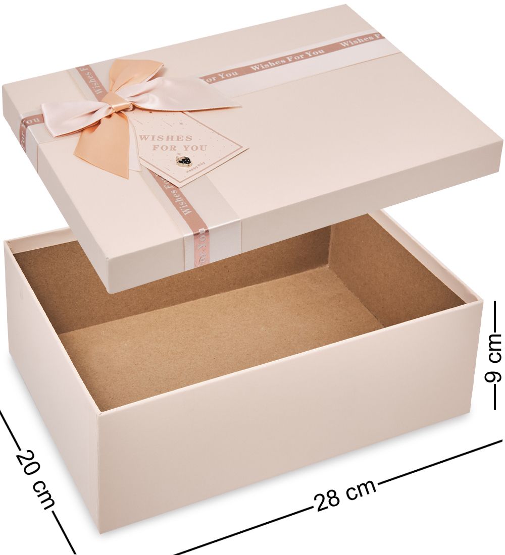 WF-175/3-A Коробка бол., бледно-персиковый